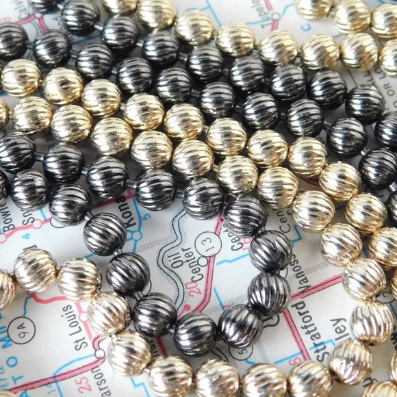 vintage AMWAY pair of ball chain necklaces - Picture 4 of 4